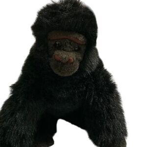 TY Classic Black‎ Gorilla Plush 10"